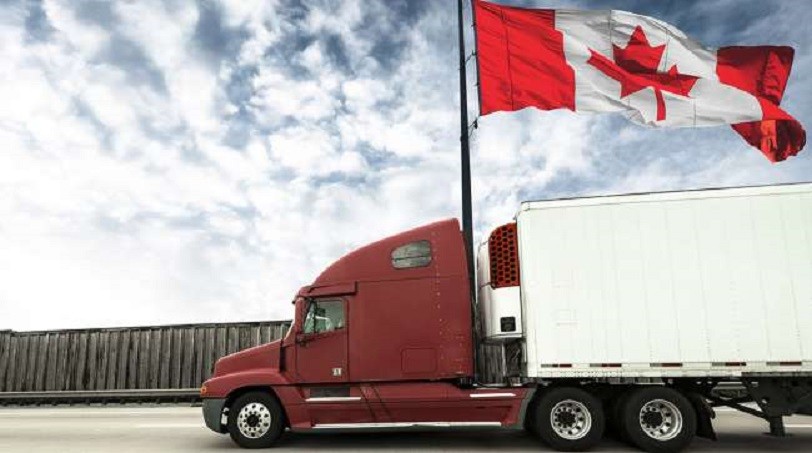 Canada truck flag 1200